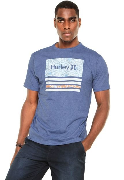 Camiseta Hurley Borderline Azul - Marca Hurley
