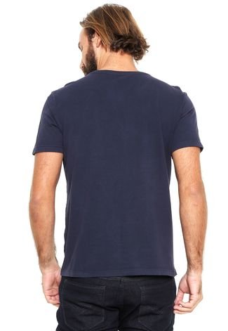 Camiseta Guess Estampada Azul