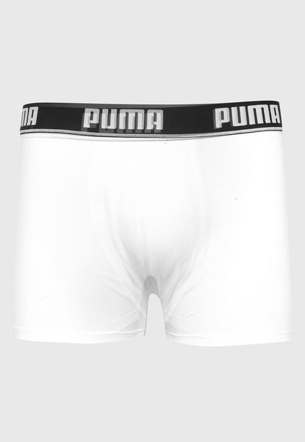 Cueca Puma Boxer Logo Branca - Marca Puma