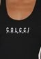 Regata Colcci Fitness Canelada Preta - Marca Colcci Fitness