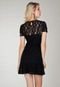 Vestido Colcci Slim Romantic Preto - Marca Colcci