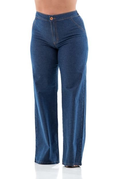 Calça Jeans Feminina Arauto Wide Leg Colin Azul - Marca ARAUTO JEANS