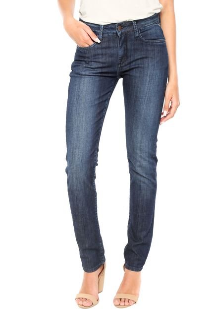 Calça Jeans Calvin Klein Skinny Pespontos Azul - Marca Calvin Klein