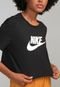 Camiseta Nike Sportswear W NSW Tee Preta - Marca Nike Sportswear