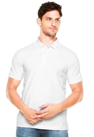 Camisa Polo Forum Custom Branca