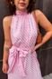 Vestido Vanibele Midi Rosa - Marca Vanibele