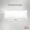 Almofada Travesseiro de Corpo Aconchego 130 cm x 38 cm - Branco - Marca Casaborda Enxovais