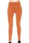 Legging Colcci Fitness Lettering Laranja - Marca Colcci Fitness