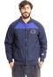 Jaqueta Starter College Aberta Bomber Logo Patch Azul Marinho - Marca STARTER