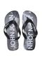 Chinelo John John Lettering Preto - Marca John John