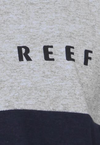 Camiseta Reef Duo Cinza/Azul-Marinho