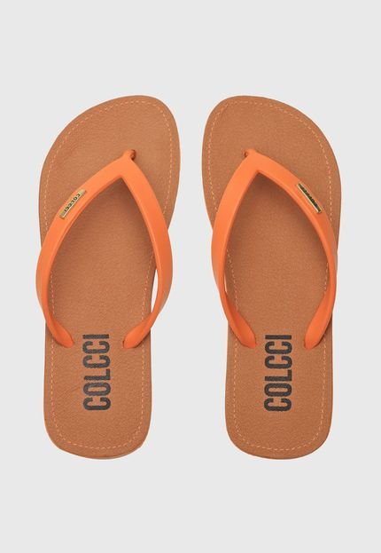 Chinelo Colcci Logo Laranja - Marca Colcci