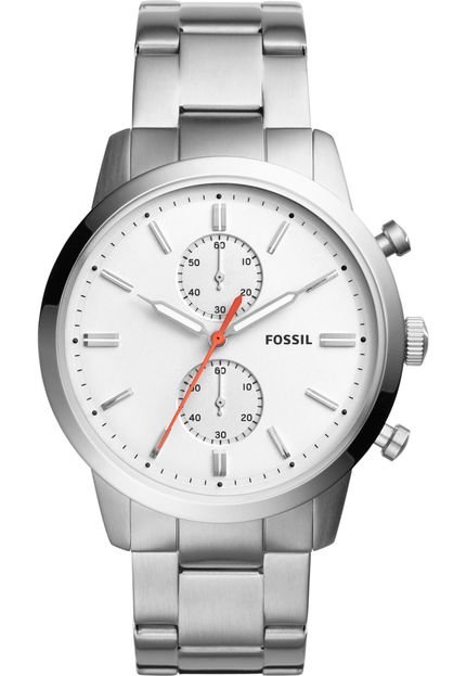 Relógio Fossil FS5346/1BN Prata - Marca Fossil