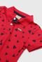 Camisa Polo Milon Infantil Estampada Vermelha - Marca Milon