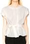 Blusa MNG Barcelona Top Brasil Bege - Marca MNG Barcelona