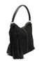 Bolsa Hobo WJ Maxi Tassel Preta - Marca WJ