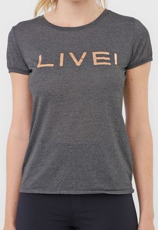 Camiseta Live! Logo Cinza - Compre Agora