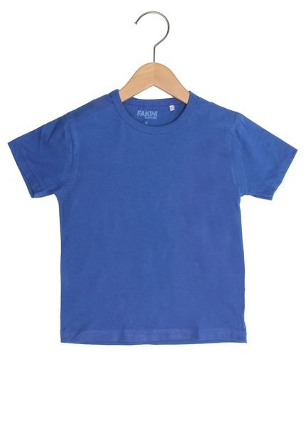 Camiseta Fakini Manga Curta Menino Azul - Marca Fakini