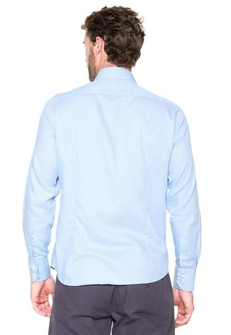 Camisa Aleatory Slim Comfort Azul