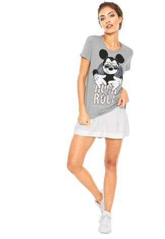 Blusa Cativa Disney Rock Cinza
