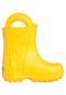 Bota Crocs Handle It Rain Boot Kids Amarela - Marca Crocs
