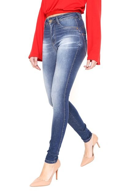 Calça Jeans Biotipo Skinny Mustache Azul - Marca Biotipo