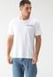 Camiseta Tommy Jeans Reta Icon Bordado Branca - Marca Tommy Jeans