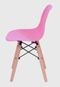 Cadeira Eames Dkr Infantil Base Madeira OrDesign Rosa - Marca Ór Design