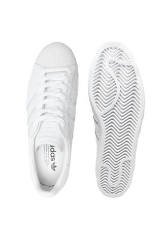 Tênis Couro adidas Originals Superstar 80S  Branco