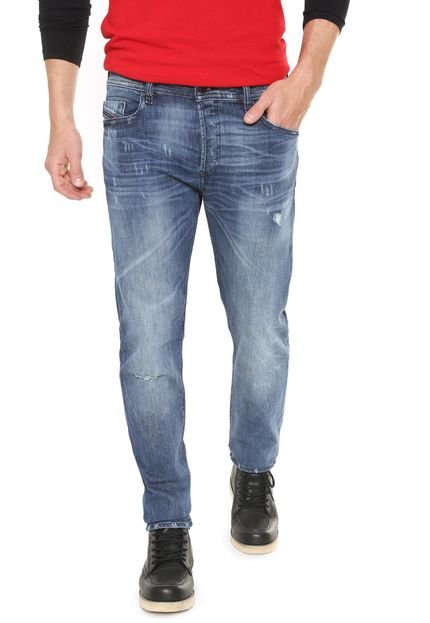 Calça Jeans Diesel Slim Buster Azul - Marca Diesel