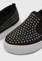 Slip On Santa Lolla Veludo Tachas Preto - Marca Santa Lolla