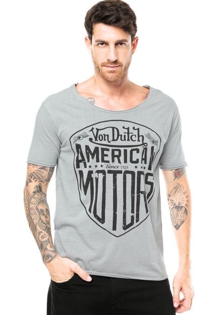 Camiseta Von Dutch American Motors Cinza - Marca Von Dutch 