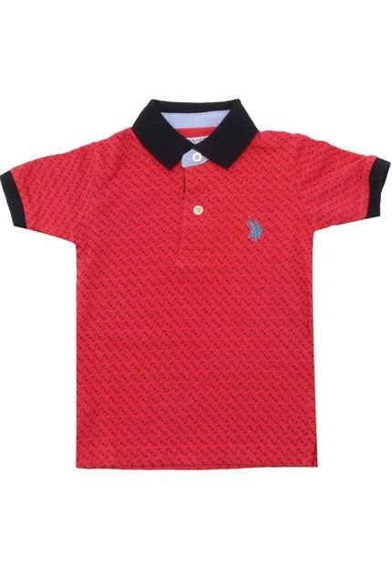 Camiseta U.S. Polo Menino Outras Vermelha - Marca U.S. Polo