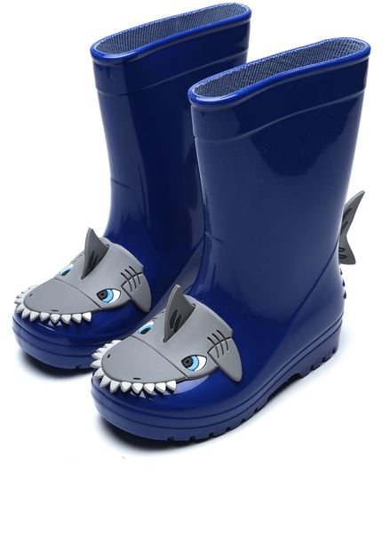 Galocha Luelua Infantil Tubarão Azul - Marca Luelua