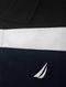Polo Nautica Masculina Piquet Chest Sash Logo Sail Marinho/Preta - Marca Nautica
