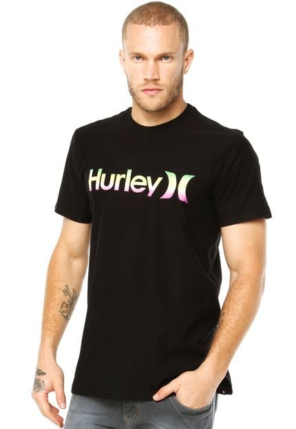 Camiseta Hurley Especial One&Only Gradiente Preta - Marca Hurley