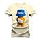 Camiseta Plus Size Estampada Premium T-Shirt Ted Chapeu - Pérola - Marca Nexstar