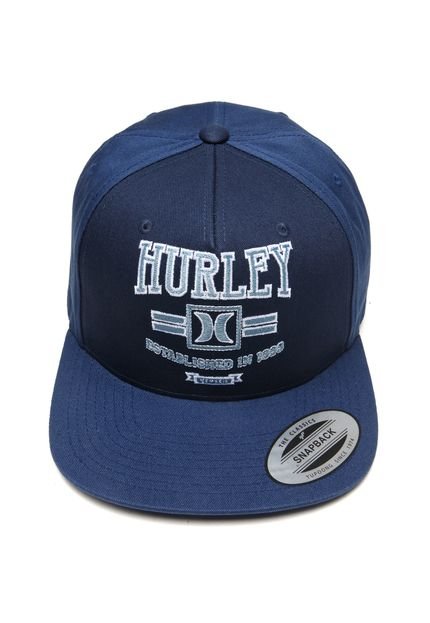Boné Hurley Snapback Logo Azul - Marca Hurley