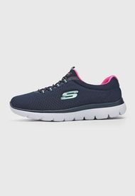  Skechers Zapatillas de running para hombre, Blanco/Multicolor :  Ropa, Zapatos y Joyería