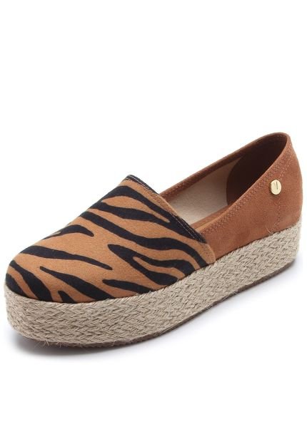 Alpargata Flatform Vizzano Tigre Caramelo - Marca Vizzano