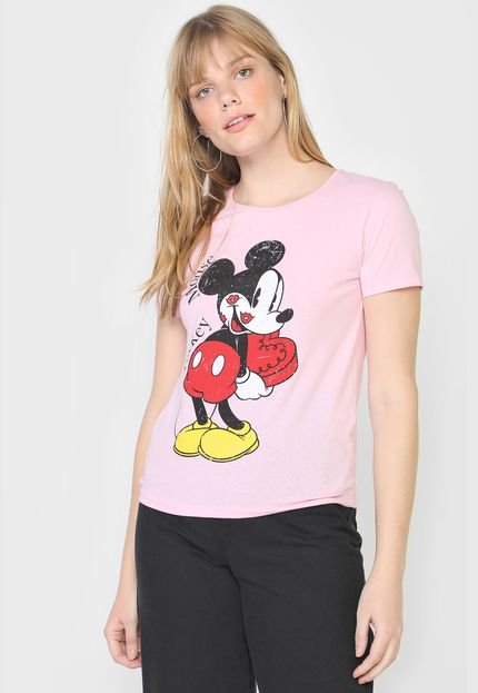 Blusa Cativa Disney Mickey Rosa - Marca Cativa Disney
