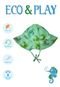 Chapéu Infantil de proteção solar Carangueijo verde - Marca Ecoeplay
