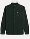 Camisa Fred Perry Masculina Oxford Pocket Light Logo Verde Escuro - Marca Fred Perry