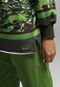 Blusa de Moletom Fechada Colcci Camuflada Raposas Verde - Marca Colcci