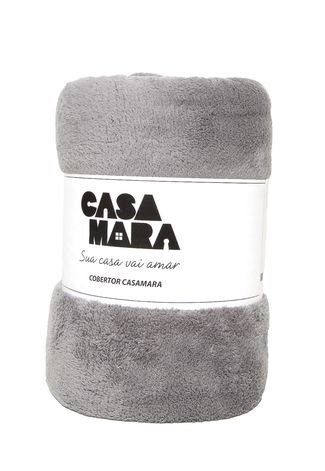 Manta Queen Kacyumara Casamara Blanket 220x240cm Cinza