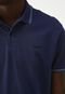 Camisa Polo Forum Slim Friso Azul - Marca Forum