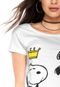 Camiseta FiveBlu Snoopy Branca - Marca FiveBlu