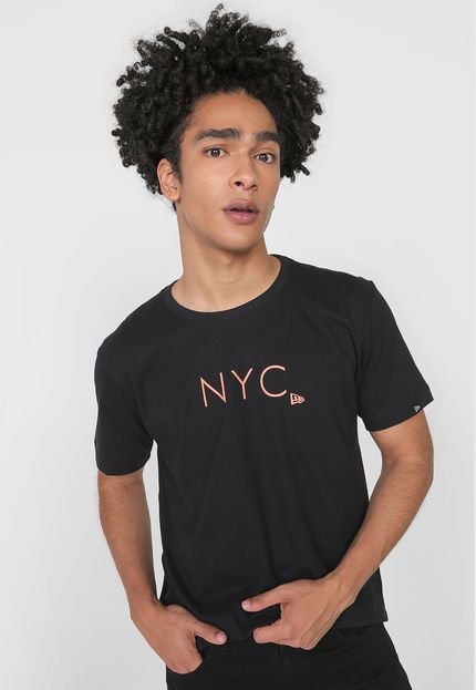 Camiseta New Era Action NYC Preta - Marca New Era