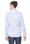 Camisa Lacoste Slim Xadrez Azul/Branca - Marca Lacoste