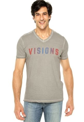 Camiseta Ellus Visions Cinza